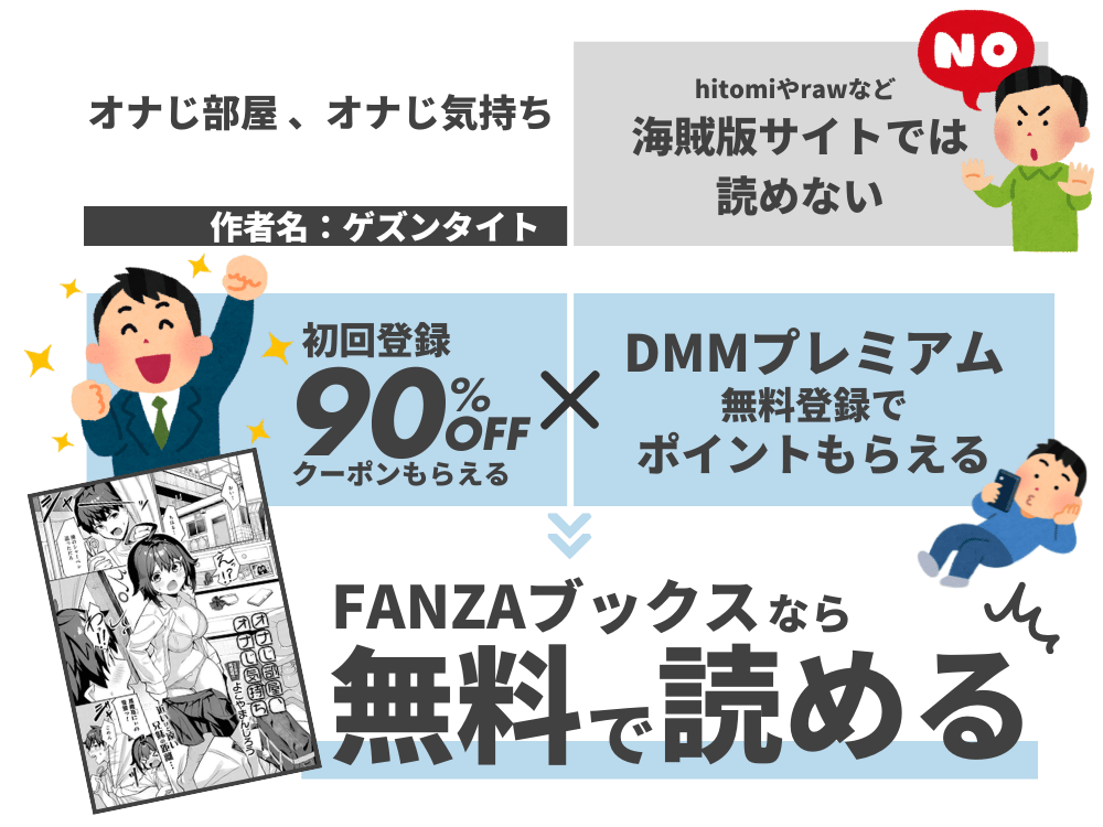 『オナじ部屋 、オナじ気持ち』を無料で読む方法