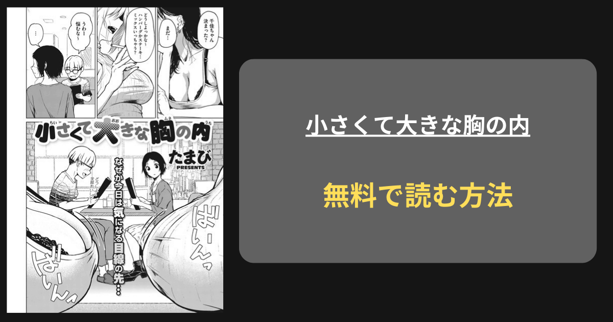 『小さくて大きな胸の内』どこで読める？ hitomi たまび