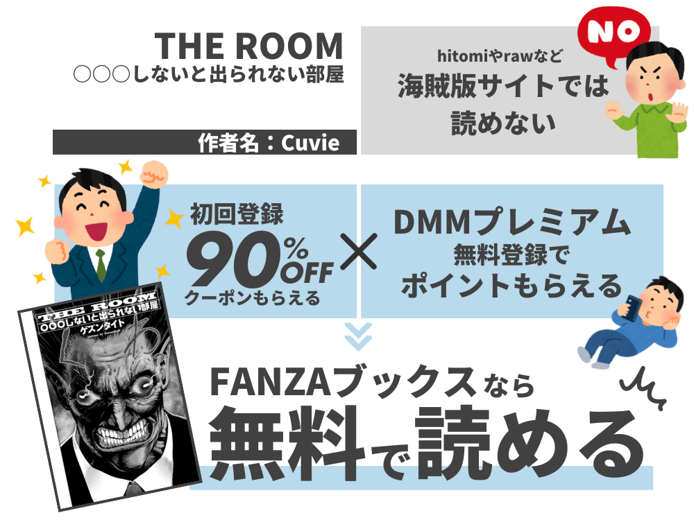 『THE ROOM ○○○しないと出られない部屋』を無料で読む方法